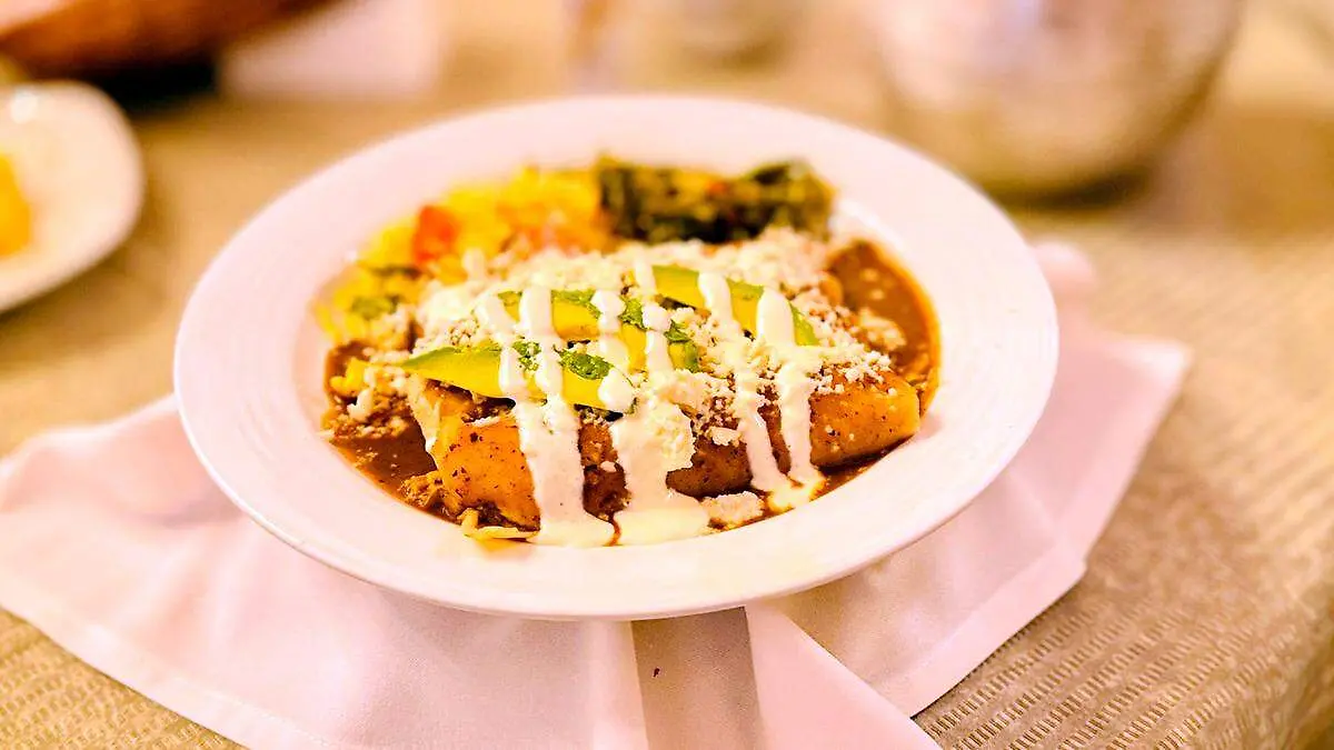 Platillo de enchiladas